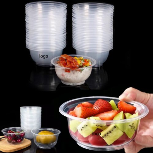 1 (1) Disposable Plastic Bowls