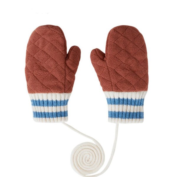 1 (2) Kids Winter Balaclava with Scarf and Gloves