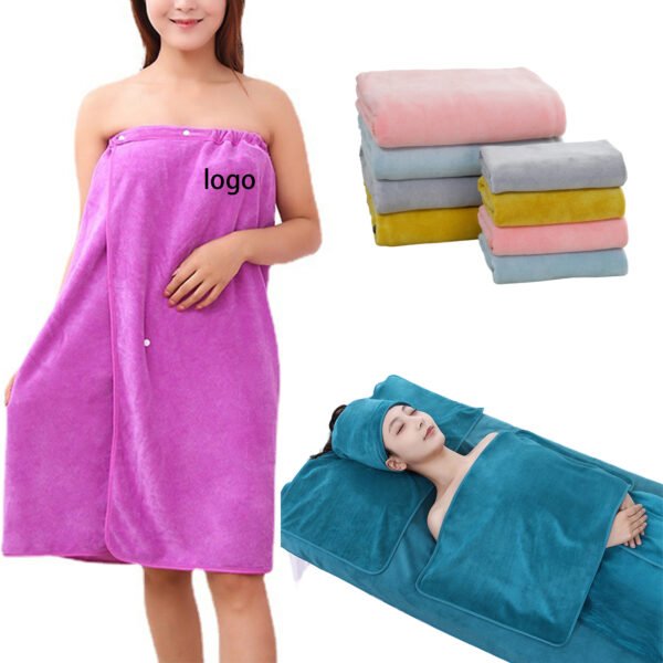 1 (2) Thick Soft Bath Towel