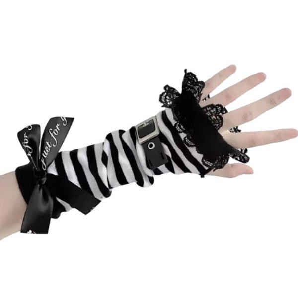 1 (2)-2 Punk Half-Finger Arm Sleeves
