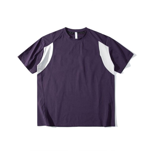 1 (2) Colorblock Cotton Short Sleeve Tee