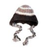 1 (4) Fleece Winter Beanie with Tassels