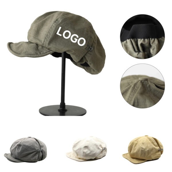 1 (4) Japanese-Style Beret Hat