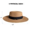 1 (6) Women’s Wide-Brim Sun Hat