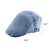 Vintage Denim Newsboy Cap
