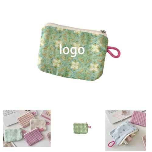 Portable Mini Cosmetic & Travel Pouch – Canvas Organizer Bag