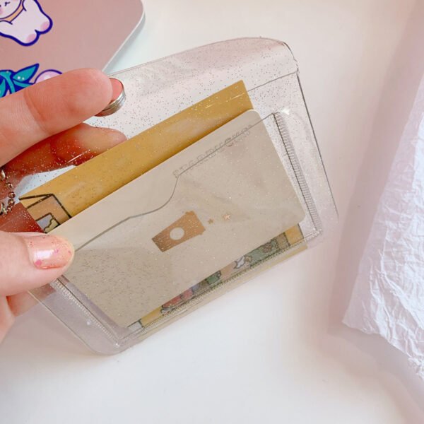 Glitter PVC Card Holder