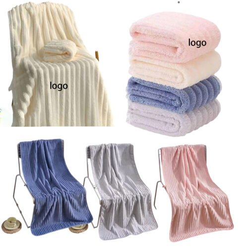 Coral Fleece Bath Towel