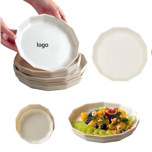 Disposable Rice Husk Plate