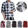47898798 Men’s Buffalo Plaid Short-Sleeve Shirt