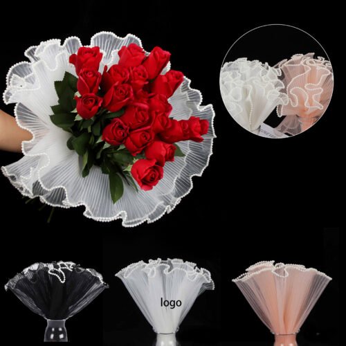 488979 Pearl Lace Tulle Trim