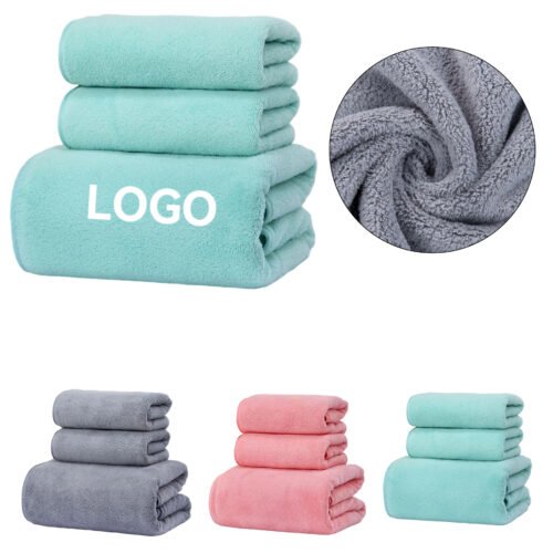 Soft Absorbent Bath Towel Set