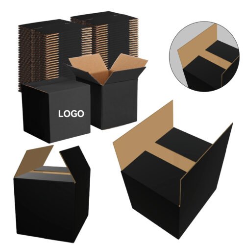 Black Corrugated Gift Box