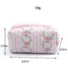 Quilted Cosmetic Bag