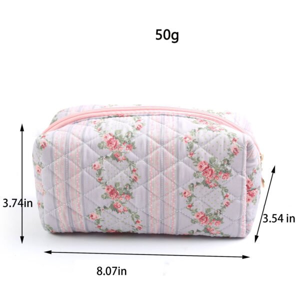 Quilted Cosmetic Bag