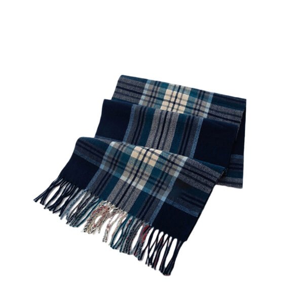 Plaid Faux Cashmere Scarf