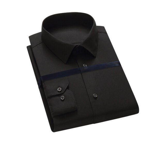 SKU_DPAG6868-1黑色 Men’s Long Sleeve Easy Care Shirt