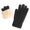 Double-Layer Knit Gloves