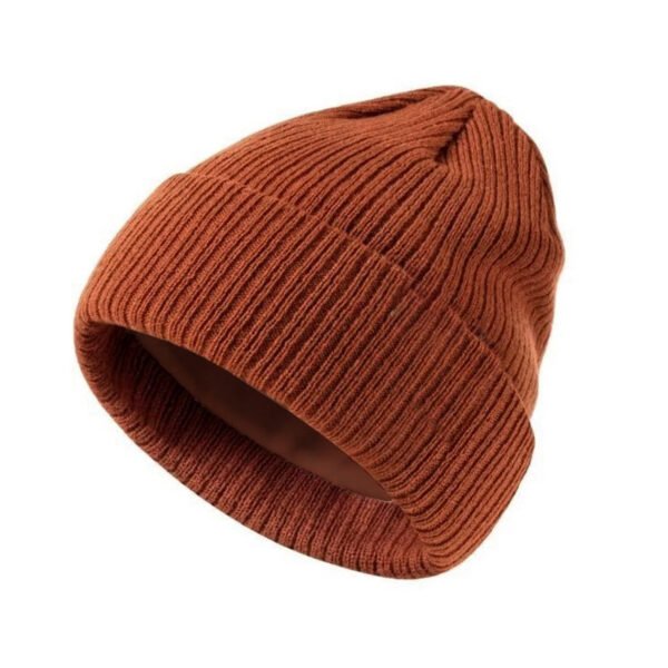 SKU_HL8840红棕 Thick Warm Outdoor Beanie