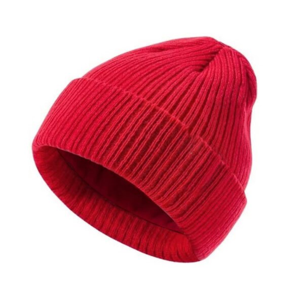 SKU_HL8840红色 Thick Warm Outdoor Beanie