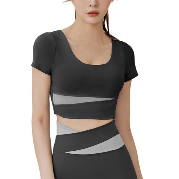 SKU_星耀黑短袖 Slim Fit Activewear Set