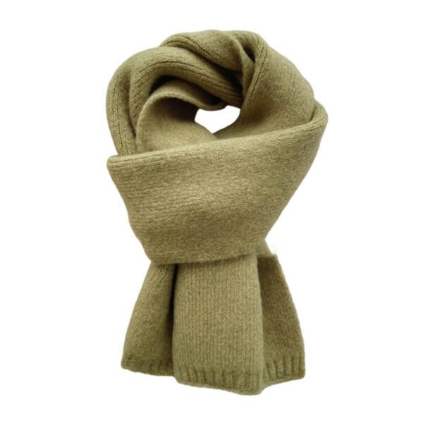 SKU_法式小围巾-抹茶绿 Korean-Style Winter Knit Scarf