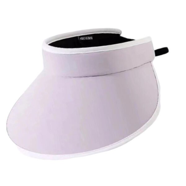 SKU_浅紫色 Summer Sun Visor Hat with UV Protection