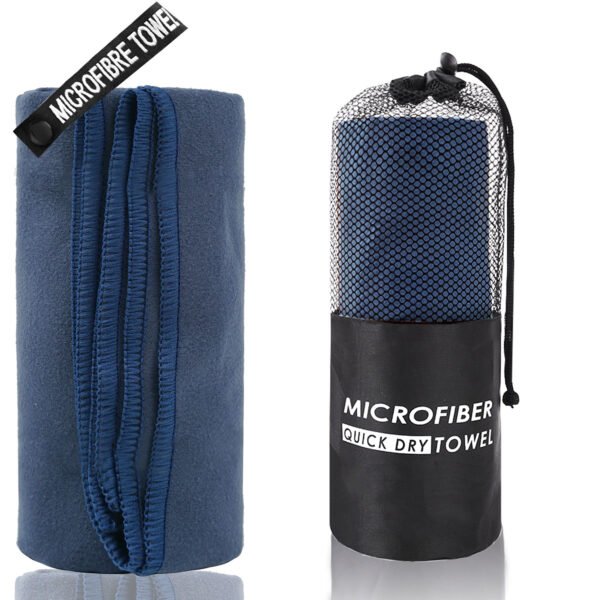 SKU_海军蓝圆筒袋装 Microfiber Sports Towel