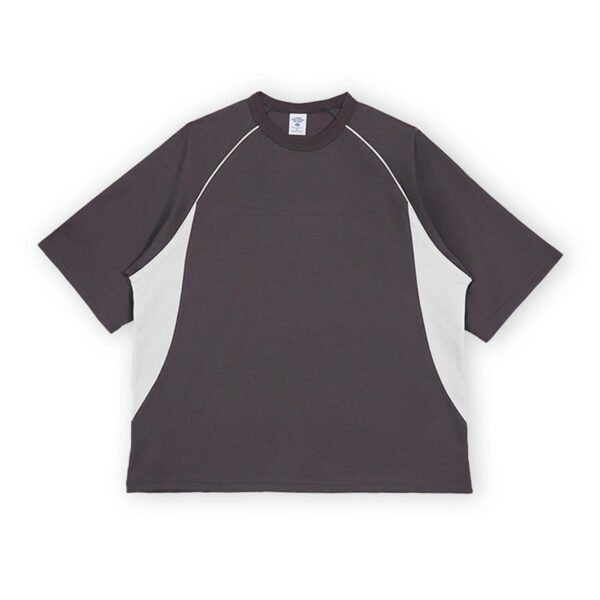 SKU_深灰 Unisex Fashion Short Sleeve Tee