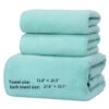 SKU_清新绿 Soft Absorbent Bath Towel Set