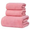 SKU_珊瑚粉 Soft Absorbent Bath Towel Set