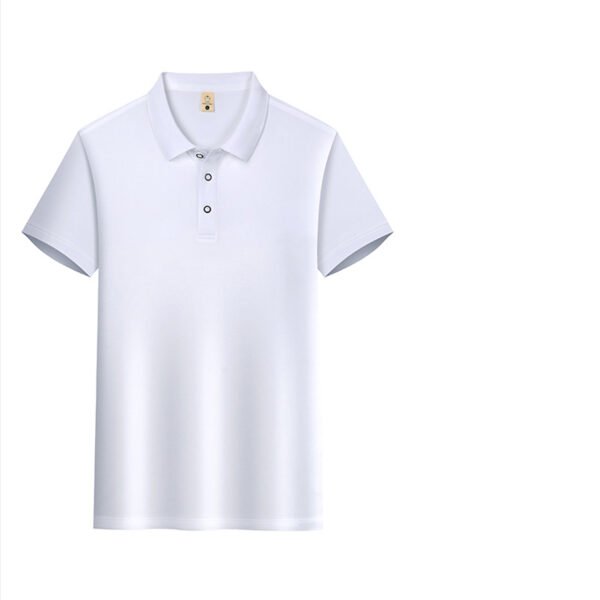 SKU_白色 Men’s Cotton Polo Shirt