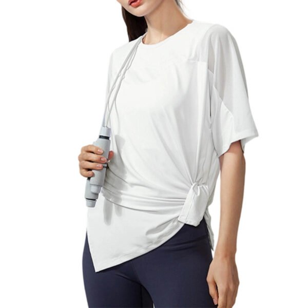 SKU_白色 Women’s Cotton Blend Short Sleeve Tee