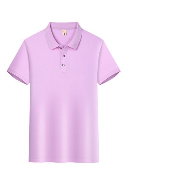 SKU_紫色 Men’s Cotton Polo Shirt