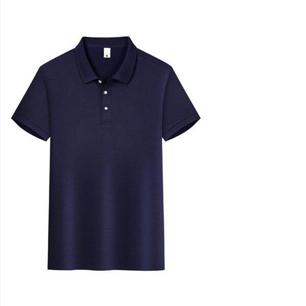 SKU_藏青 Men’s Cotton Polo Shirt