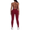 SKU_酒红 Women’s 2-Piece Activewear Set