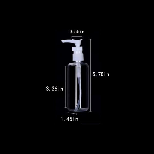 Clear PET Pump Bottle – Customizable