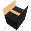 Black Corrugated Gift Box