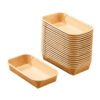 Rectangular Disposable Food Trays (50 Pack)