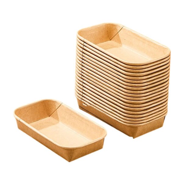 Rectangular Disposable Food Trays (50 Pack)