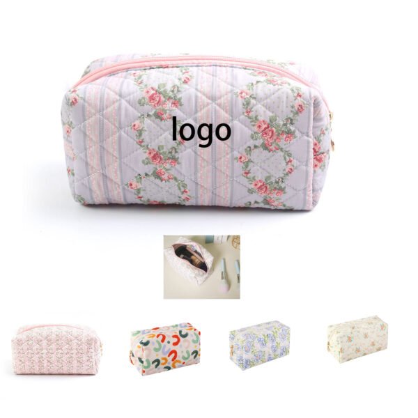 Quilted Cosmetic Bag