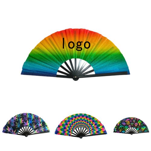 Plastic & Fabric Martial Arts Fan