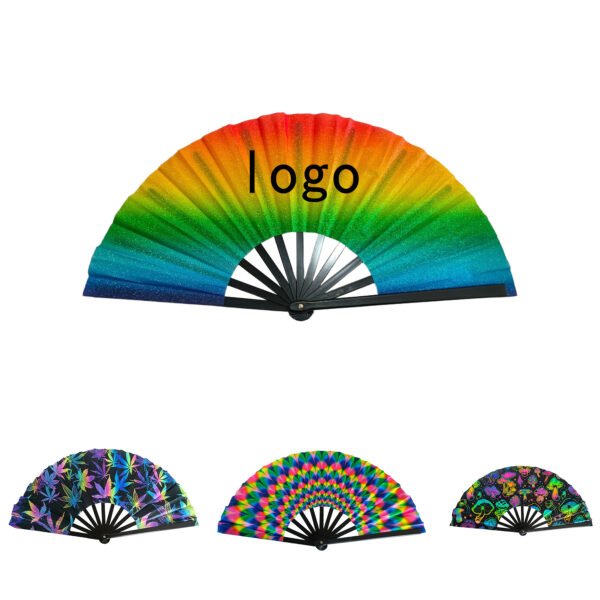 Plastic & Fabric Martial Arts Fan