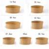 未标题-2 Kraft Paper Takeout Bowls with Lids