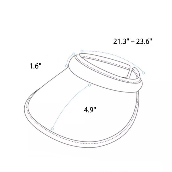 详情_016 Summer Sun Visor Hat with UV Protection