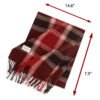 Plaid Faux Cashmere Scarf